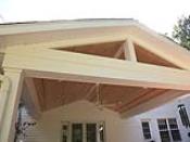Azek Wrapped Gable Roof with Tongue and Groove Pine Ceiling